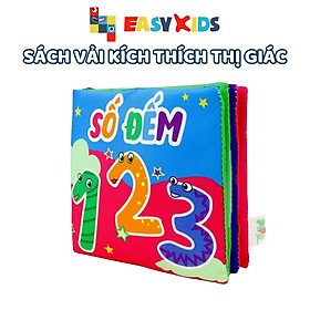 Sách Vải Sơ Sinh Kích Thích Thị Giác 12x12cm Nhiều Chủ Đề