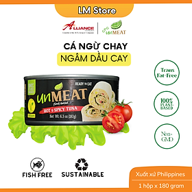 Cá Ngừ Chay Xắt Lát Ngâm Dầu Cay 180g - Nhập Khẩu Từ Philippines