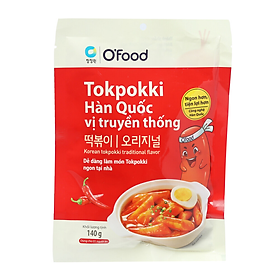 Tokpokki O'Food Vị Truyền Thống Gói 140G