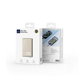 Mua Pin Sạc Dự Phòng WiWU Ultra Slim Nhỏ Hơn  Nhẹ Hơn  Mỏng Hơn Có Hỗ Trợ Sạc Không Dây- Hàng Chính Hãng