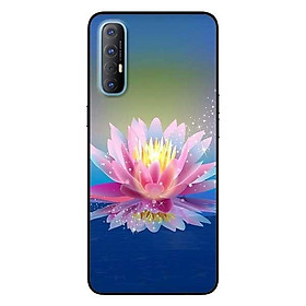 Ốp lưng dành cho Oppo Reno 3 / A91 - Reno 3 Pro - Reno 4 - Reno 4 Pro mẫu Sen Xanh Hồng