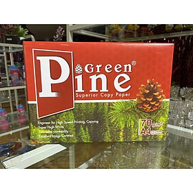 Giấy in, giấy photo Green Pine A4 ĐL 60gsm - 65gsm - 70gsm ( 500 tờ/1 ram ) - Giấy In Văn Phòng