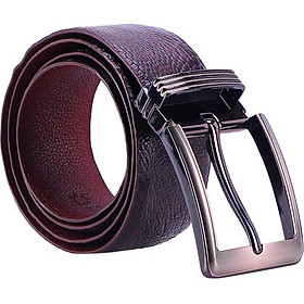 Thắt Lưng Nam Da Đà Điểu Bản Lớn Đầu Kim Huy Hoàng HT4422 - Nâu Đất