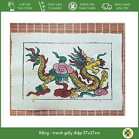 Tranh Đông Hồ Con Rồng - Dragon - Dong Ho folk woodcut painting
