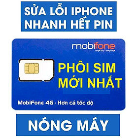Phôi sim 4G MobiFone - Thay IOS 14 Không bị nóng máy ( HÀNG CHÍNH HÃNG)