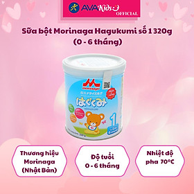 Sữa bột Morinaga Hagukumi số 1 320g (0 - 6 tháng) - Hàng Chính Hãng