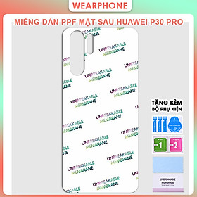 Mua Miếng dán PPF Mặt Trước  Sau Dành Cho Huawei P30 Pro- Hàng Chính Hãng