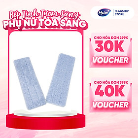 Mua Bông Lau Thay Thế Cây Lau Nhà MyJae Đài Loan Sợi Polyester Kéo Vắt Thông Minh Sạch Nhanh 360 Độ 125cm