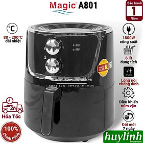 Mua Nồi chiên không dầu Magic Korea A801 - Dung tích 6 lít - Công suất 1800W  Magic A-801  - Hàng chính hãng