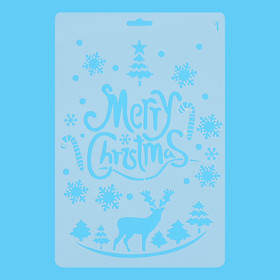 Thước Vẽ Hoạ Tiết Thủ Công Merry Christmas