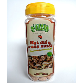 Hạt điều rang muối vỏ lụa loại a o'casso hộp 250g