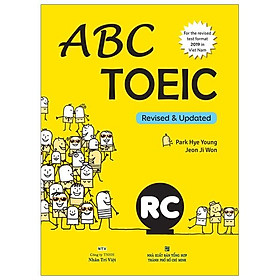 Sách Abc Toeic RC (For The Revised Test Format 2019 In Viet Nam)