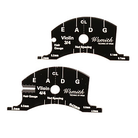 Violin String Bridge Mold Template Reference Repair for 4-4 3-4 Size Violins