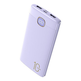 Mua Sạc dự phòng BASIKE dung lượng 10000mah mà hình led kỹ thuật số 4 màu tùy chọn hai đầu ra cổng usb-Hàng chính hãng