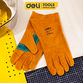 Mua Găng Tay Hàn Deli - Chất Liệu Da Lộn Polyester Hai Lớp Dày Dặn  Cách Điện Chịu Nhiệt  Chống Cắt An Toàn Tiện Lợi