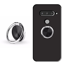 ỐP LƯNG DẺO ĐEN KÈM NHẪN DÀNH CHO LG V40