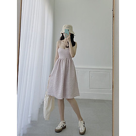 YU CHERRY | Đầm Bust Dress YD141 -  HỒNG NHẠT