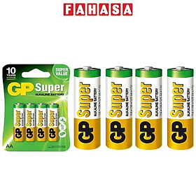 Mua Vỉ 4 Pin Tiểu GP Super Alkaline Battery AA 1.5V - GP 15A-2U4