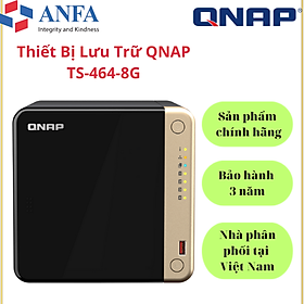 Mua Thiết Bị Lưu Trữ Qnap TS-464-8G- Hàng chính hãng