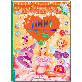 Hình ảnh 1000 hình dán trang phục công chúa - Công chúa thông minh (sách bản quyền) - Tái bản