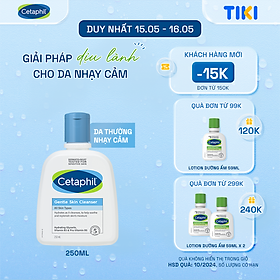 Sữa rửa mặt dịu lành cho da nhạy cảm Cetaphil Gentle Skin Cleanser 250ml