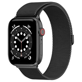 Mua Dây đeo SwitchEasy Mesh Stainless Steel Màu Black For Apple Watch Series (1~8/ SE/Ultra) Hàng Chính Hãng