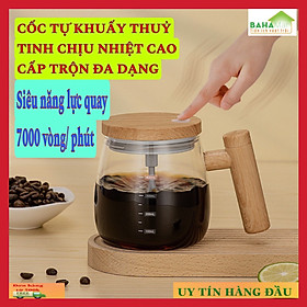 CỐC TỰ KHUẤY THUỶ TINH CHỊU NHIỆT CAO CẤP TRỘN ĐA DẠNG "BAHAMAR" Siêu năng lực quay 7000 vòng/ phút, Que khuấy ba ngạnh để khuấy đều và mịn trộn đều ba chiều để tận hưởng sự êm ái mượt mà rồi thưởng thức món ăn ngon trong giây lát.