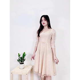 Đầm Babydoll ren xoè 2 lớp hàng thiết kế cao cấp phù hợp đi làm đi chơi