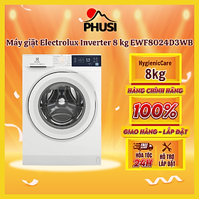 Hình ảnh Máy giặt cửa trước 8kg Electrolux EWF8024D3WB - Hàng chính hãng (chỉ giao HCM)