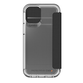 Ốp lưng Gear4 Wembley Flip iPhone - Công nghệ chống sốc độc quyền D3O, kháng khuẩn, tương thích tốt với sóng 5G