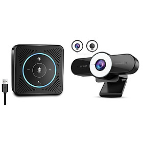 Bộ họp trực tuyến Micro kèm loa eMeet OfficeCore M0 kết hợp Webcam eMeet
