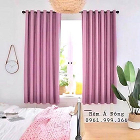 Mua Rèm cửa Hồng Tím ngọt ngào - thiết kế đơn giản  hiện đại - Cao cố định 1.8m
