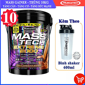 Combo Sữa tăng cân tăng cơ MASS TECH EXTREME 2000 của MuscleTech hỗ trợ