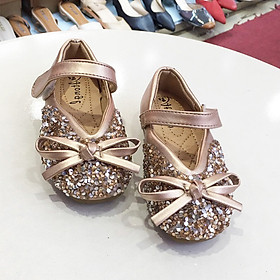 Giày công chúa cho bé gái Giày Sequins Mùa Thu Mới Chống Trượt Mềm giày Bé Gái Trẻ Em 21614