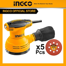 Máy chà nhám tròn 320W INGCO RS3208 đường kính 125mm