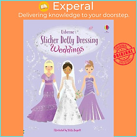 Sách - Sticker Dolly Dressing Weddings by Fiona Watt (UK edition, paperback)