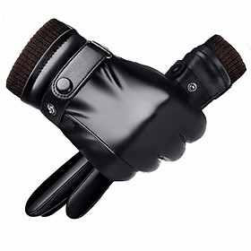 Găng tay da nam cảm ứng chống nước DCL01