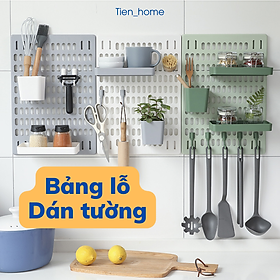 Mua Bảng lỗ pegboard nhựa dán tường  kệ để đồ treo tường đa năng không cần khoan