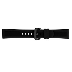 2-3pack Black Silicone Rubber Sport Replacement Watch Band Strap 20mm Black