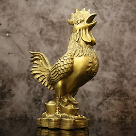 Mua Tượng Gà Trống Đồng Thau(Cao 25cm)