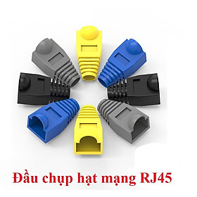 Mua Đầu chụp hạt mạng Cat5 xanh 100 cái