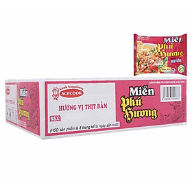 1 thùng 24 gói Miến Phú Hương mix 2 vị