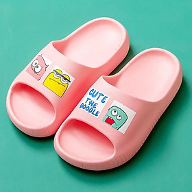 Dép Trẻ Em Cheerful Mario CM - 9328 Siêu Mềm Siêu Nhẹ Chống Trơn Trượt Cho Bé Trai Bé Gái - 5 Màu In Hình Ngộ Nghĩnh ( Kèm Tất Babylovego B101)