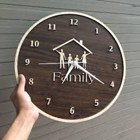 Mua Đồng Hồ Treo Tường Family 30x30cm