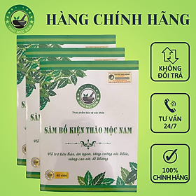 HÀNG CHÍNH HÃNG Combo 3 hộp Lên cân Sâm bổ kiện Thảo mộc nam Organic