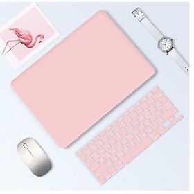 Mua (Update M1) Combo  Case Ốp +Phủ phím cao cấp dành cho Macbook  Tặng kèm bộ chống gẫy sạc