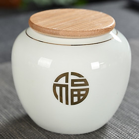 Mua Hũ  Bình đựng trà bằng sứ trắng thanh khiết