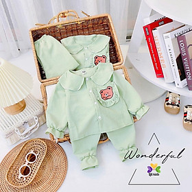 Đồ bộ bé gái đồ bộ cho bé mặc nhà chất xốp đũi loại 1 lili.kids BDT07