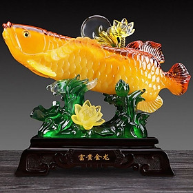 Tượng Cá Rồng Kim Long Phong Thuỷ