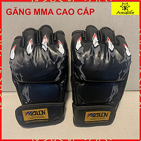 Găng Bao Tay Xỏ Ngón MMA Boxing Đấm Bốc Người Lớn Amalife - Găng Tay Xỏ Ngón MMA Cao Cấp